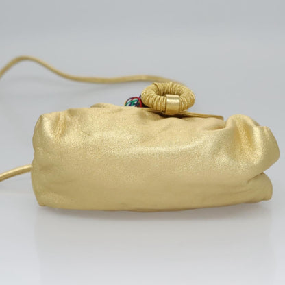 Loewe Vintage Crossbody Leather, GOLD, LEATHER, Shoulder bag