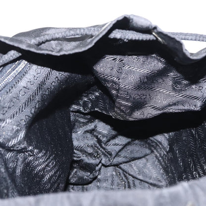 Prada Double Front Pocket Backpack Tessuto, BLACK, NYLON, Backpack