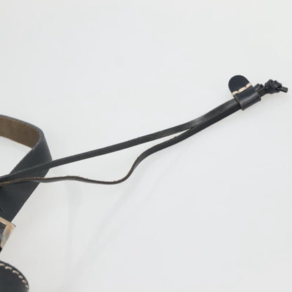 Fendi FF Logo Mon Tresor Bucket Bag Printed Shearling with Leather, NAVY, CANVAS, Shoulder bag