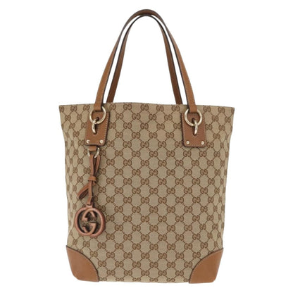 Gucci Vintage tote Canvas, BEIGE, CANVAS, Tote bag