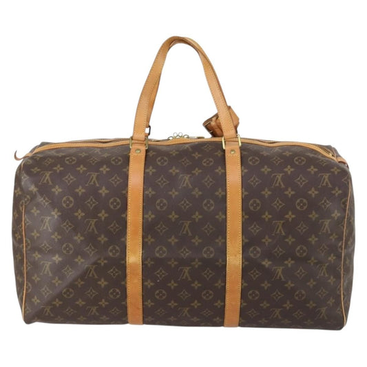 Louis Vuitton Sac Souple Handbag Monogram Canvas, BROWN, CANVAS, Travel bag