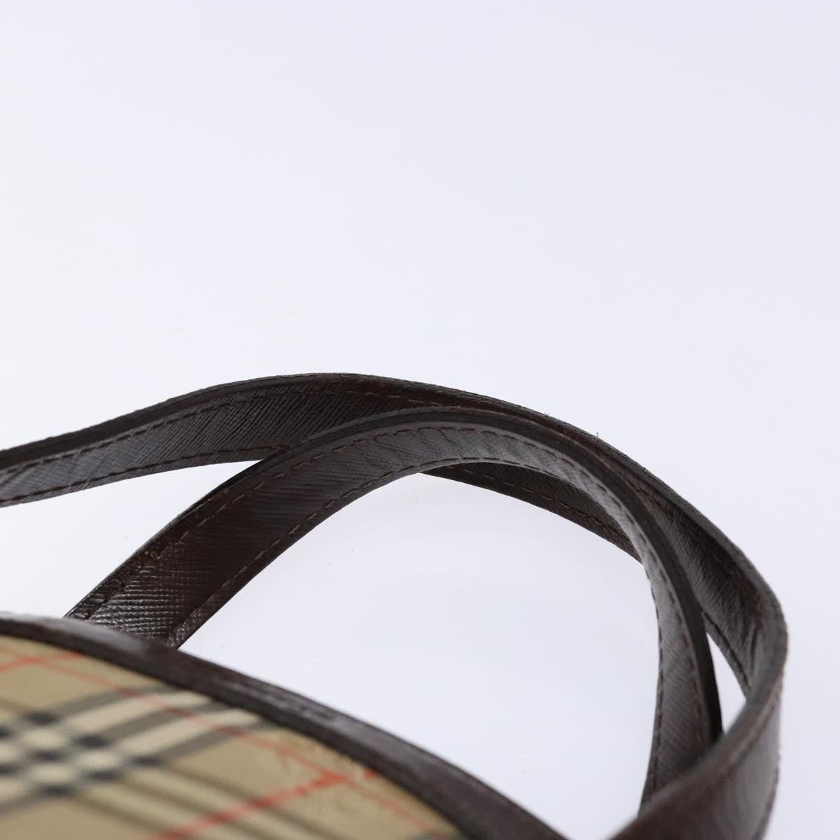 Burberry Nova Check Handbag Nova Check Canvas and leather, BEIGE, CANVAS, Handbag