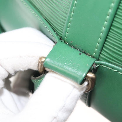 Louis Vuitton Randonnee Backpack Epi Leather, GREEN, LEATHER, Shoulder bag