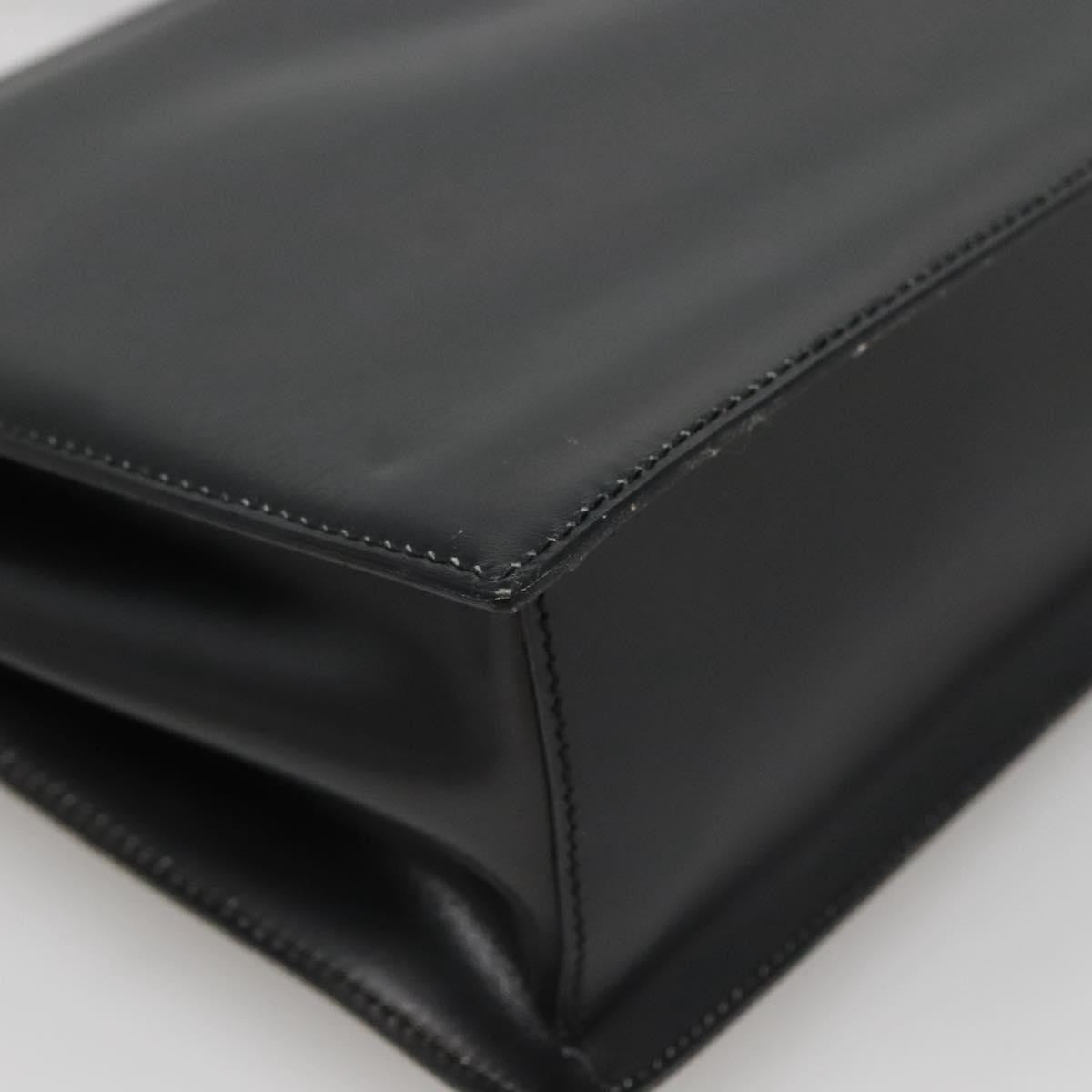 Gucci Vintage Handbag Leather, BLACK, LEATHER, Handbag