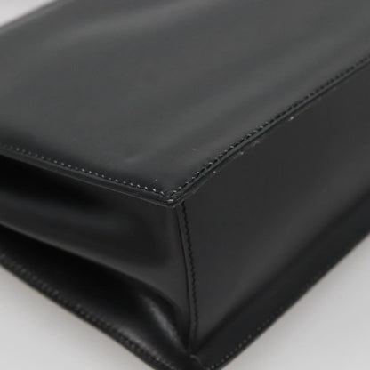 Gucci Vintage Handbag Leather, BLACK, LEATHER, Handbag