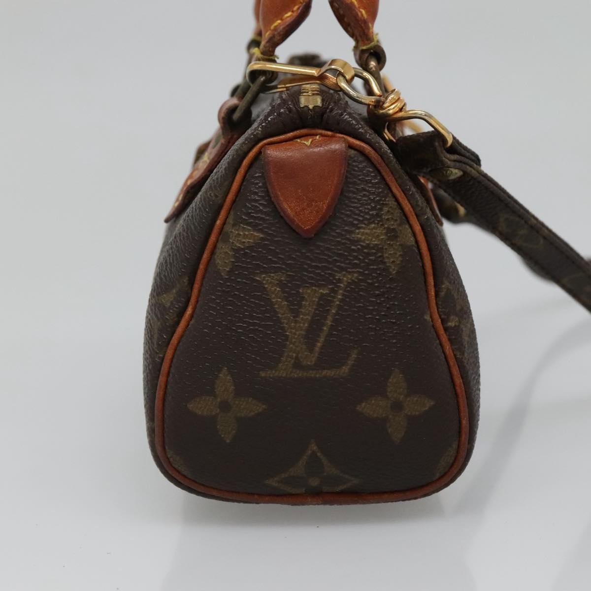 Louis Vuitton Speedy Mini HL Handbag Monogram Canvas, BROWN, CANVAS, Handbag