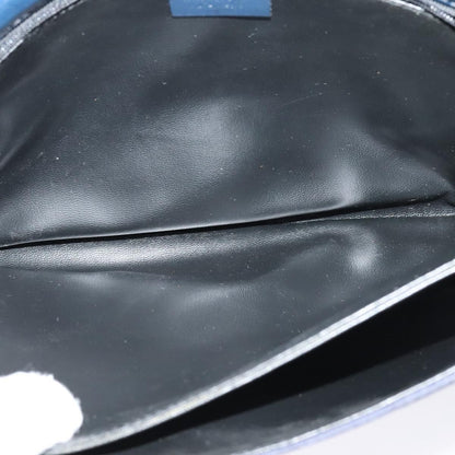 Burberry Flap Shoulder Bag Canvas, NAVY, CANVAS, Shoulder bag