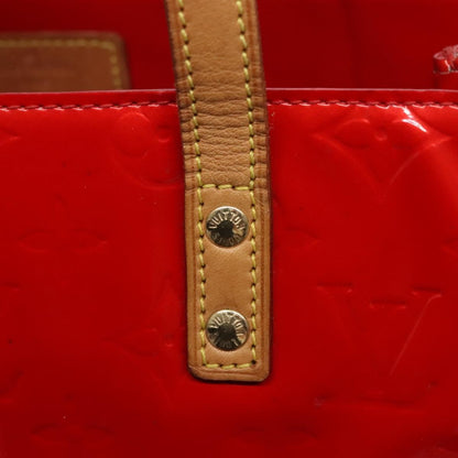 Louis Vuitton Reade Handbag Monogram Vernis, RED, PATENT_LEATHER, Handbag