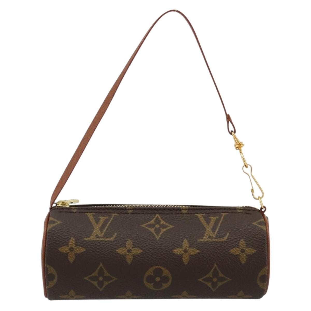 Louis Vuitton Papillon Pochette Monogram Canvas, Brown, Canvas, Clutch