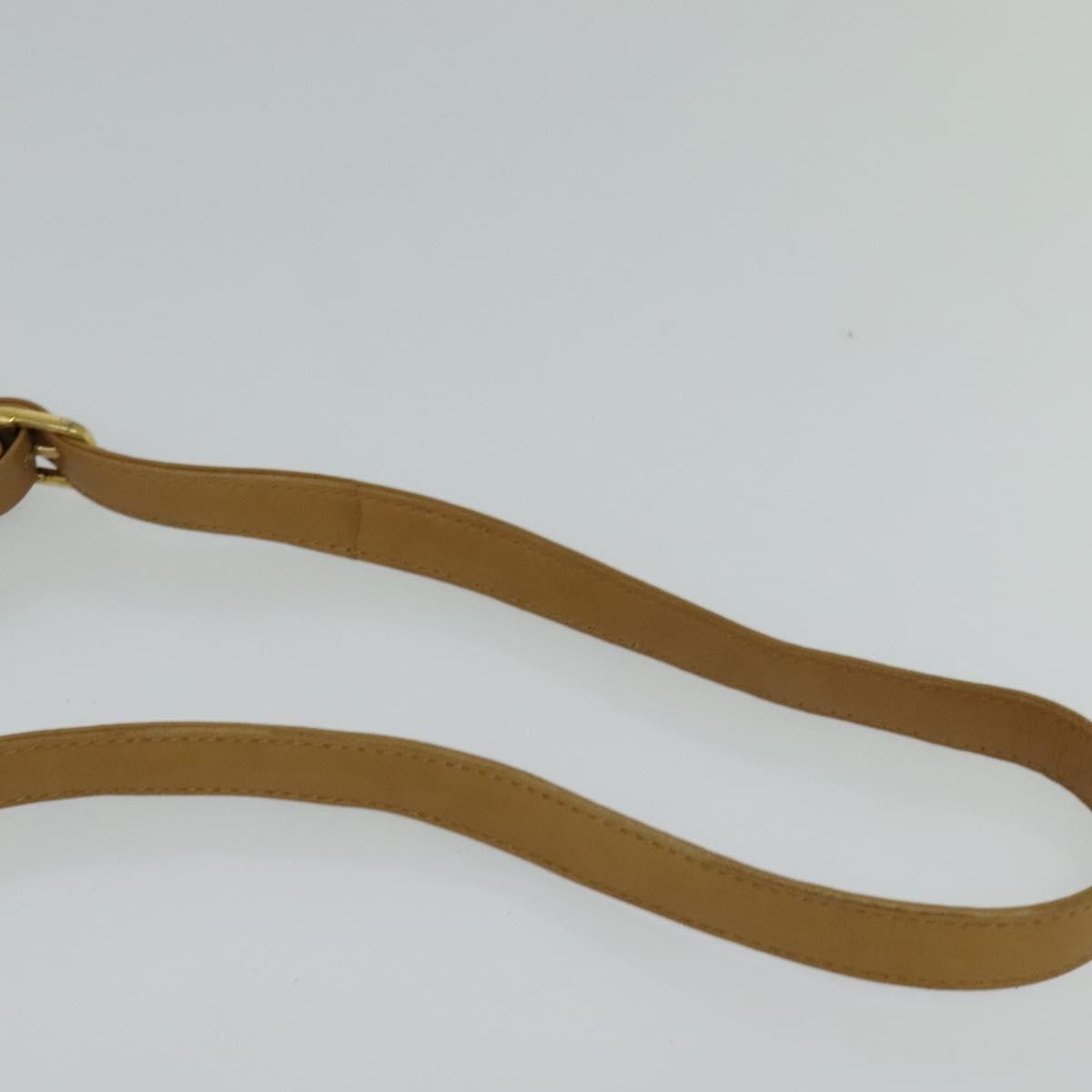 Celine Vintage Macadam Shoulder Bag Canvas, BEIGE, CANVAS, Shoulder bag