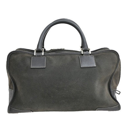 Loewe Amazona Bag Suede, GRAY, SUEDE, Handbag