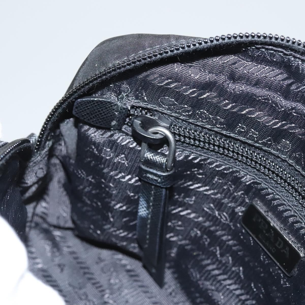 Prada Zip Pouch Tessuto, SILVER, NYLON, Clutche & pouche