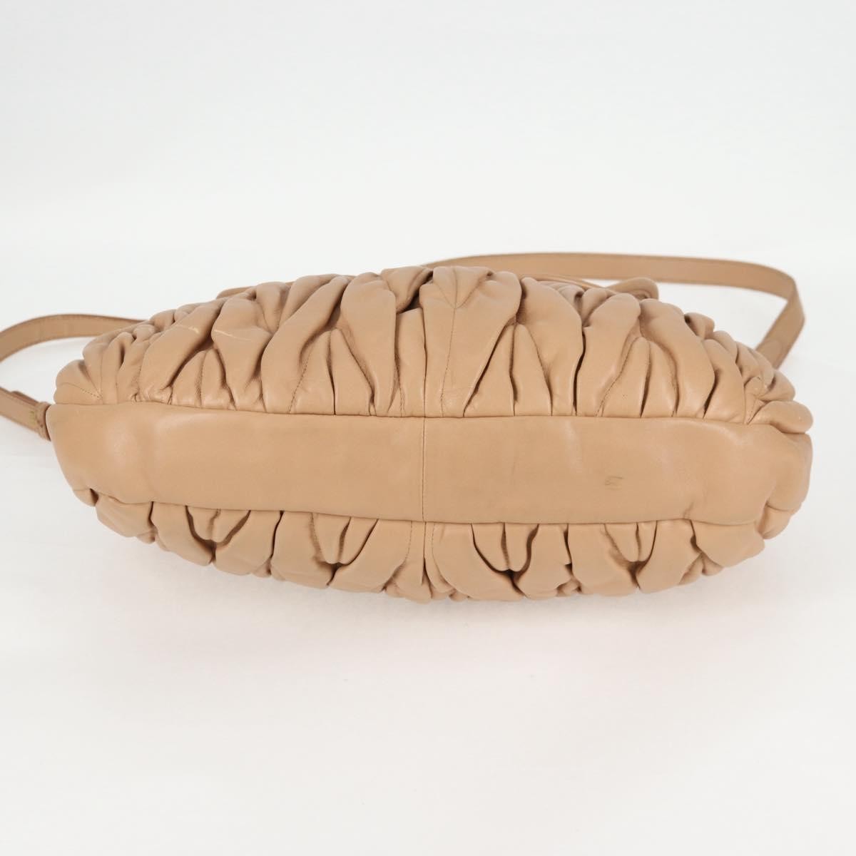 Miu Miu Coffer Convertible Hobo Matelasse Leather, BEIGE, LEATHER, Handbag