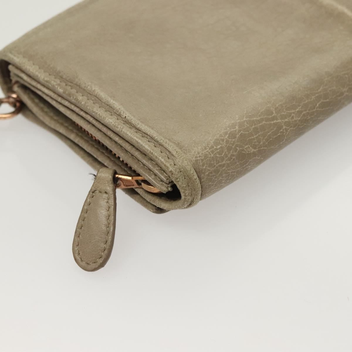 Balenciaga Giant Money Flap Wallet Leather, BEIGE, LEATHER, Wallets