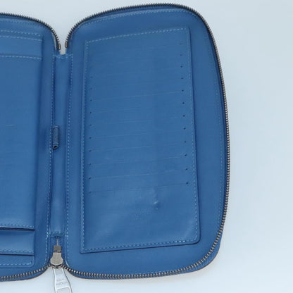 Louis Vuitton Atoll Organizer Wallet Damier Infini Leather, BLUE, LEATHER, Wallets