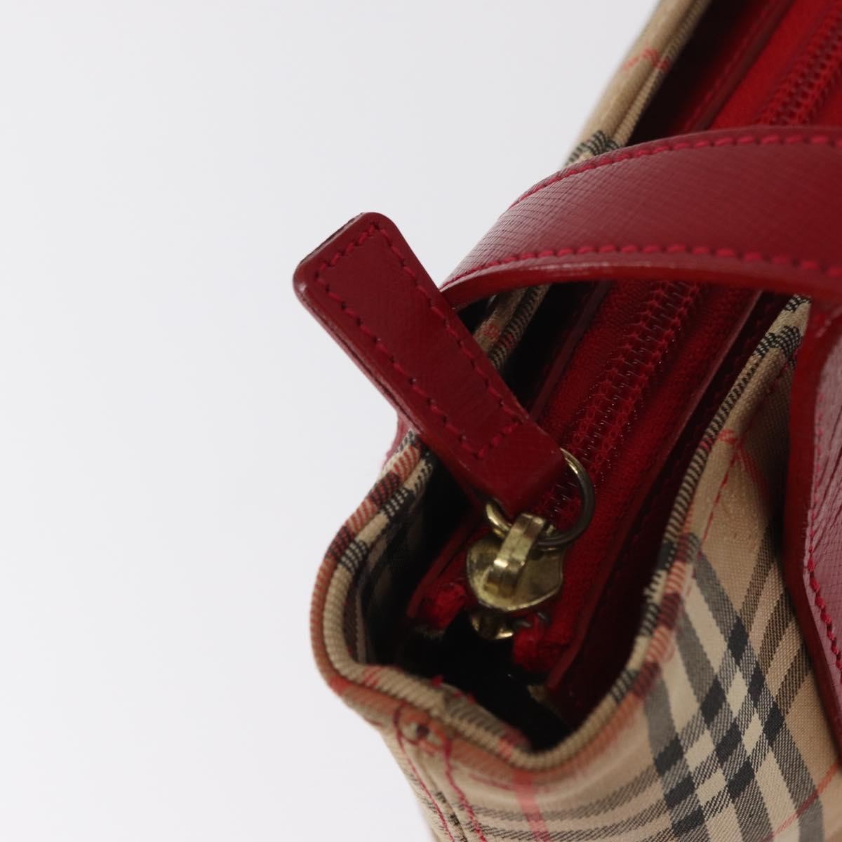 Burberry Nova Check Handbag Nova Check Canvas and leather, BEIGE, CANVAS, Handbag