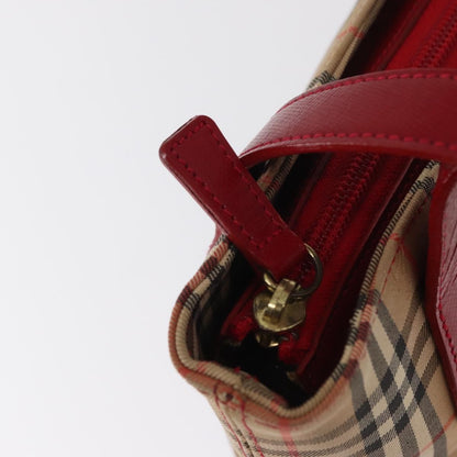 Burberry Nova Check Handbag Nova Check Canvas and leather, BEIGE, CANVAS, Handbag