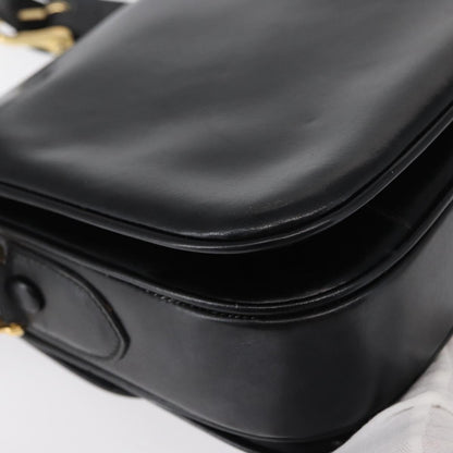 Celine Horse Carriage Shoulder bag Leather, BLACK, LEATHER, Shoulder bag