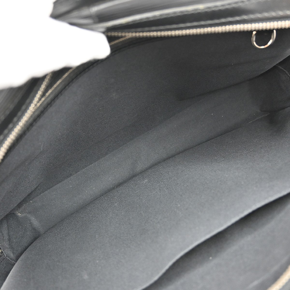 Louis Vuitton Bassano Briefcase Epi Leather, BLACK, LEATHER, Handbag