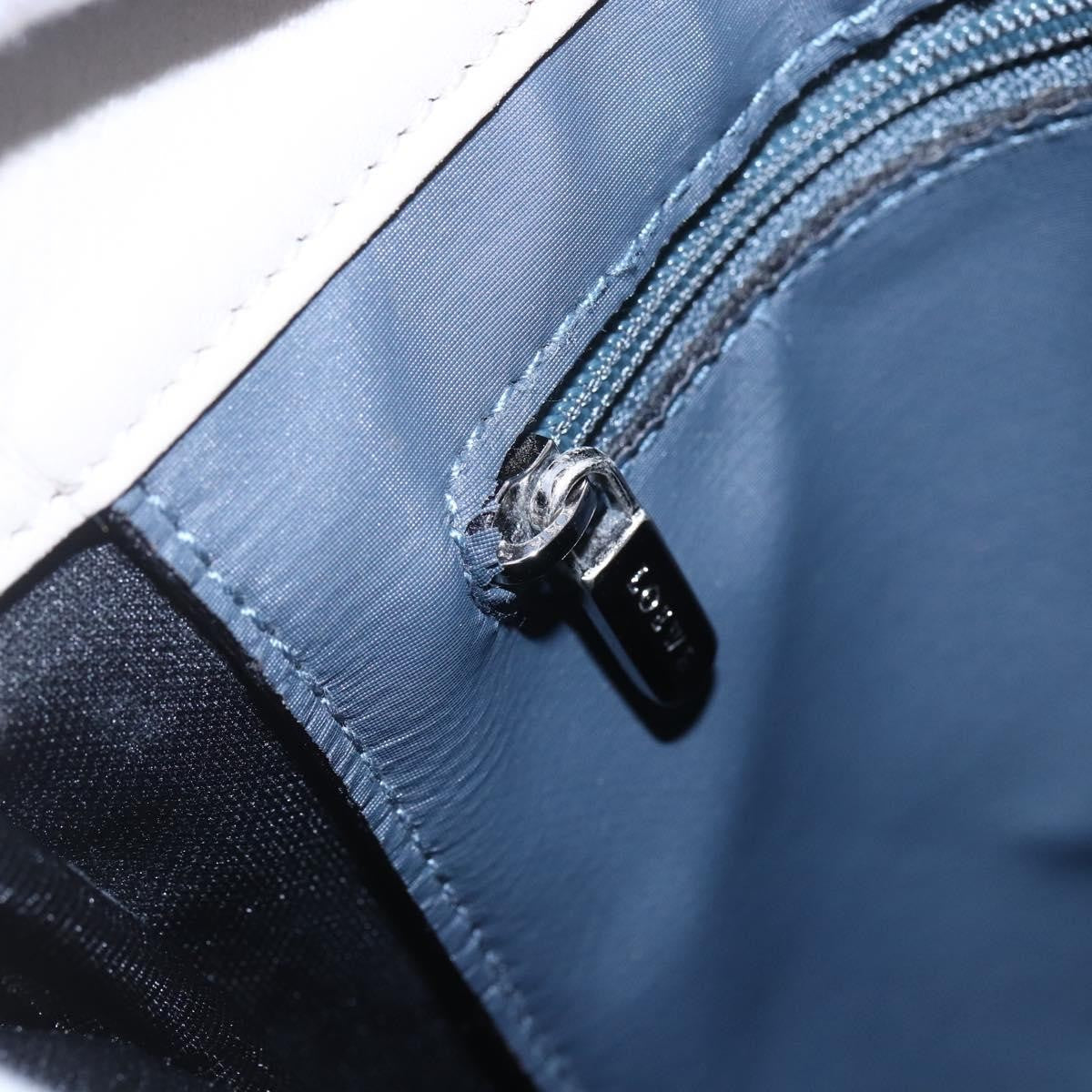 Loewe Anagram Shoulder Bag Canvas, NAVY, PVC, Shoulder bag