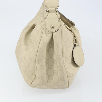 Gucci Sukey Hobo Guccissima Leather, ECRU, LEATHER, Shoulder bag
