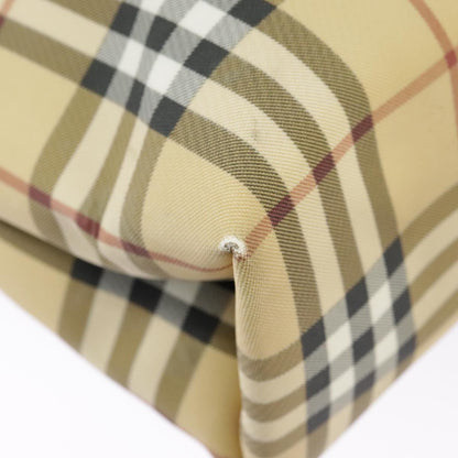 Burberry Nova Check Tote canvas check pattern, BEIGE, CANVAS, Tote bag