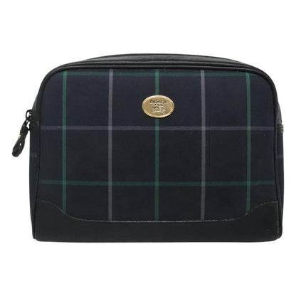 Burberry Nova check Pochette Canvas, NAVY, CANVAS, Clutche & pouche