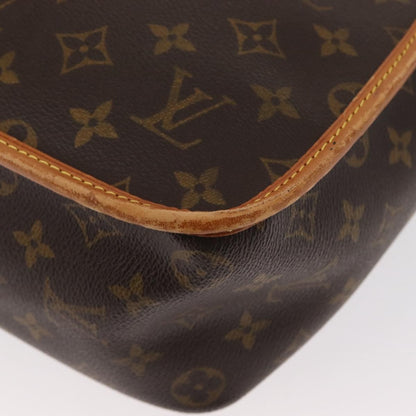 Louis Vuitton Sac Gibeciere Messenger Bag Monogram Canvas, BROWN, CANVAS, Shoulder bag