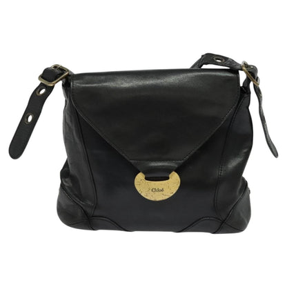 Chloe Vintage Flap shoulder bag Leather, BLACK, LEATHER, Shoulder bag