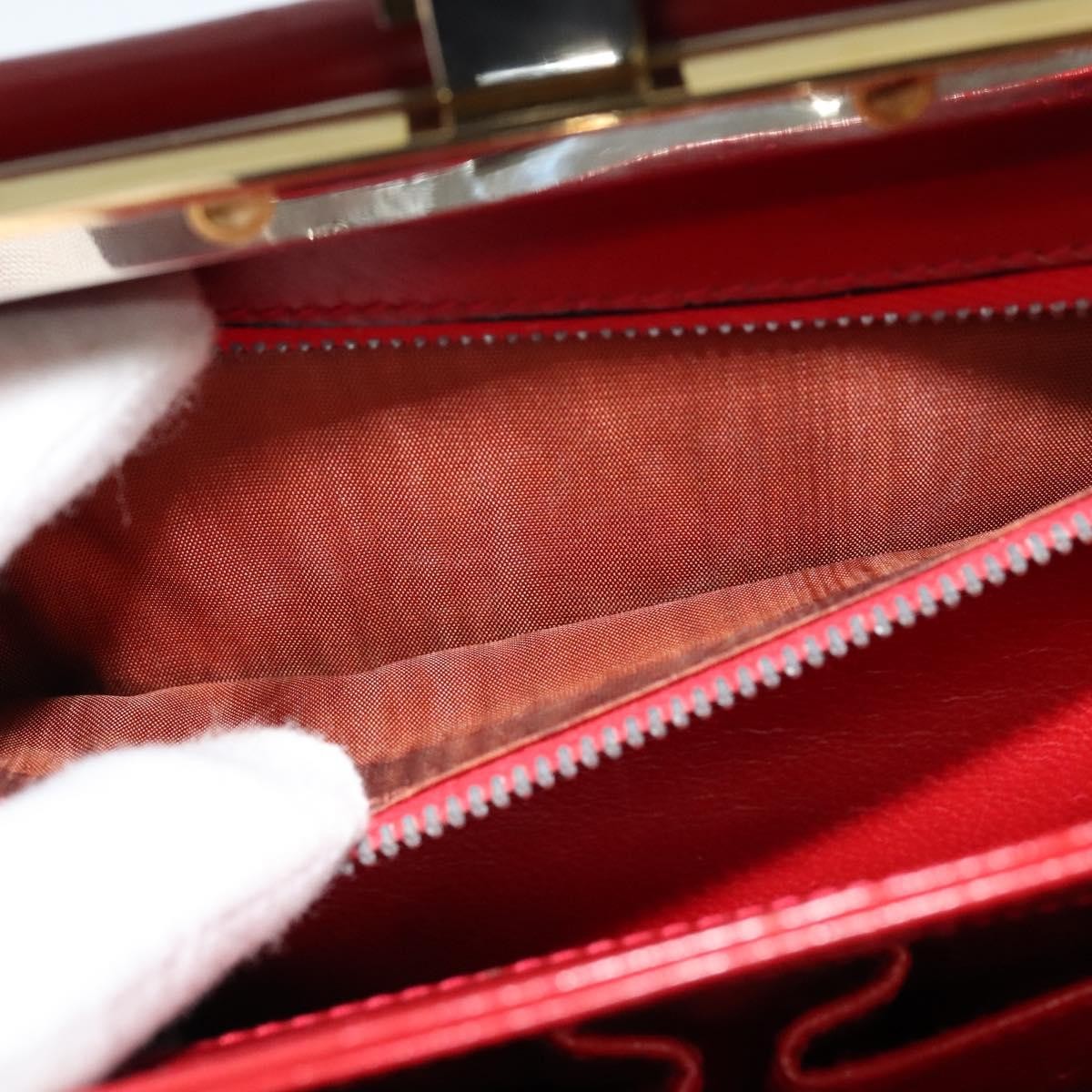 Celine Shoulder Bag Leather, RED, LEATHER, Shoulder bag