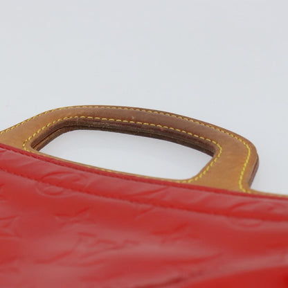 Louis Vuitton Stanton Handbag Monogram Vernis, RED, PATENT_LEATHER, Tote bag
