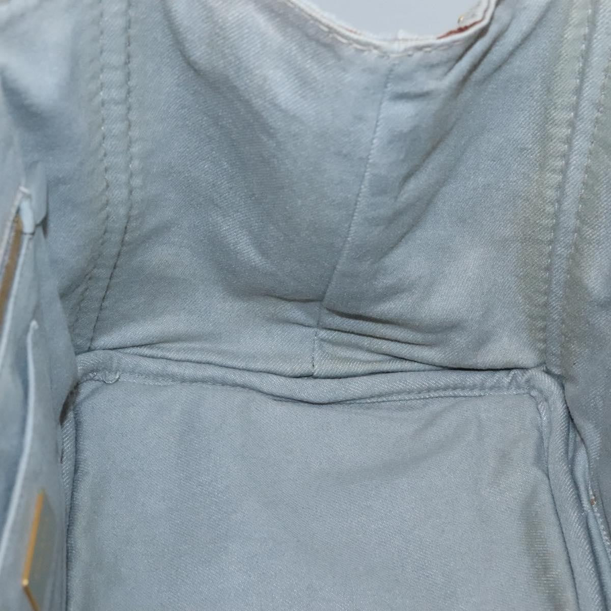 Prada Canapa Convertible Tote Canvas, GRAY, CANVAS, Tote bag