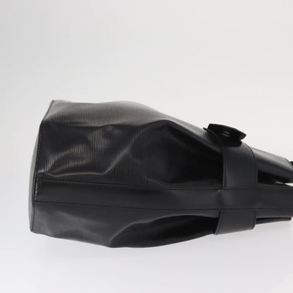 Louis Vuitton Vintage Sac d'Epaule Handbag Epi Leather, BLACK, LEATHER, Shoulder bag