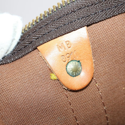 Louis Vuitton Keepall Bag Monogram Canvas, BROWN, CANVAS, Travel bag