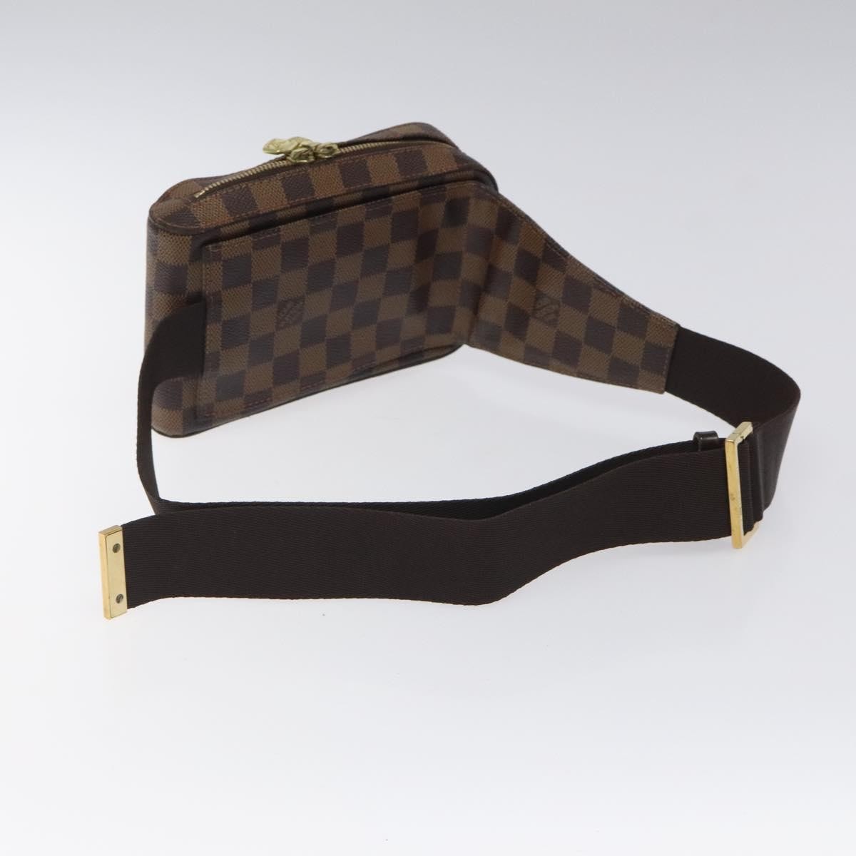 Louis Vuitton Geronimos Waist Bag Damier, BROWN, CANVAS, Clutche & pouche