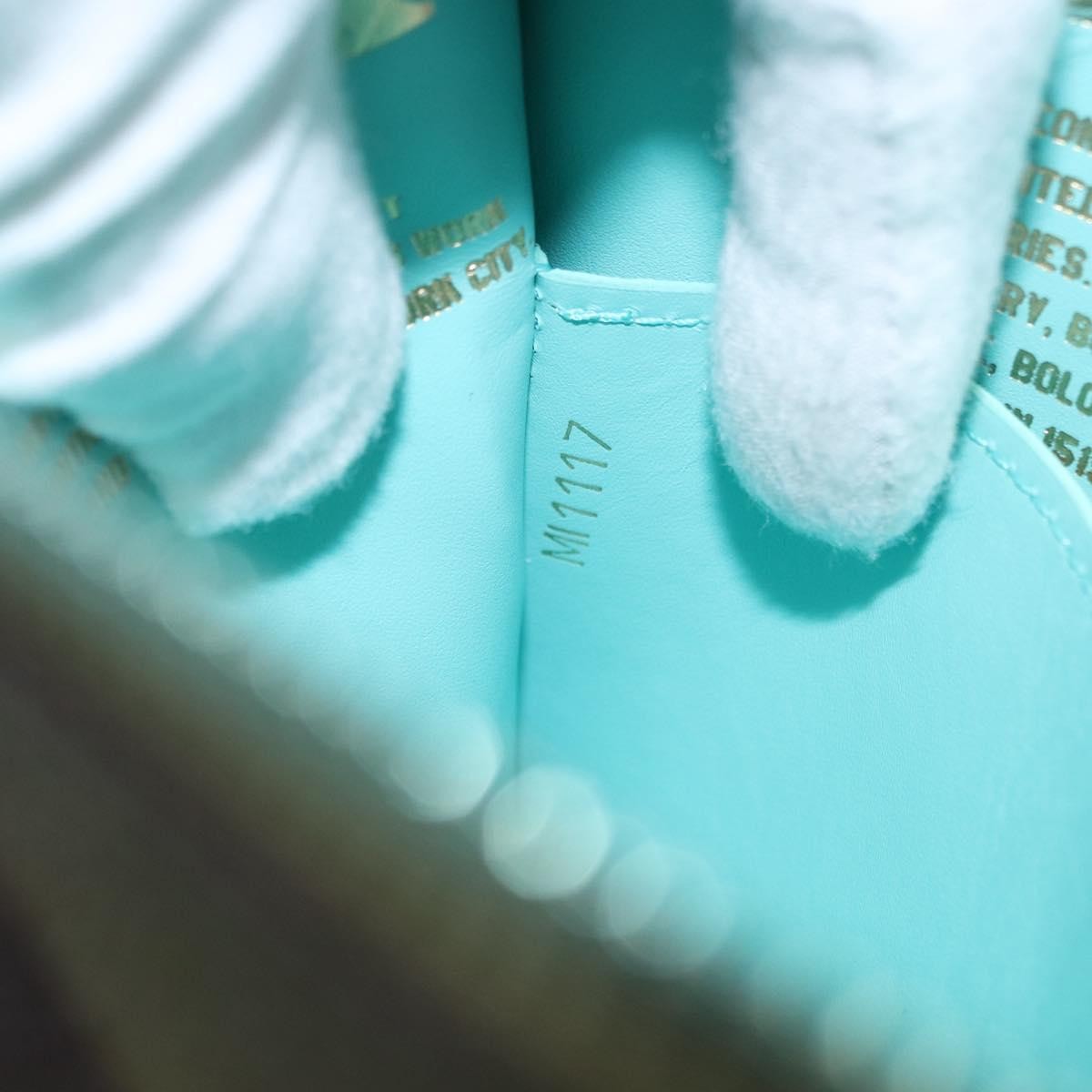 Louis Vuitton Pochette Clutch Limited Edition Jeff Koons Da Vinci Print Canvas, GREEN, PVC, Clutche & pouche