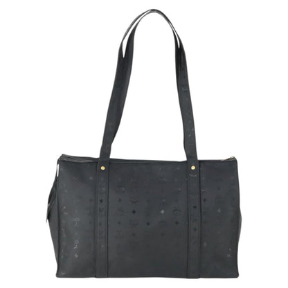 MCM Vintage Visetos Tote bag Canvas, BLACK, CANVAS, Tote bag