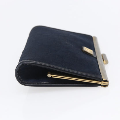 Christian Dior Vintage Trotter Pouch Canvas, NAVY, CANVAS, Clutche & pouche