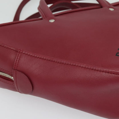 Balenciaga Triangle Duffle Bag Leather, RED, LEATHER, Handbag