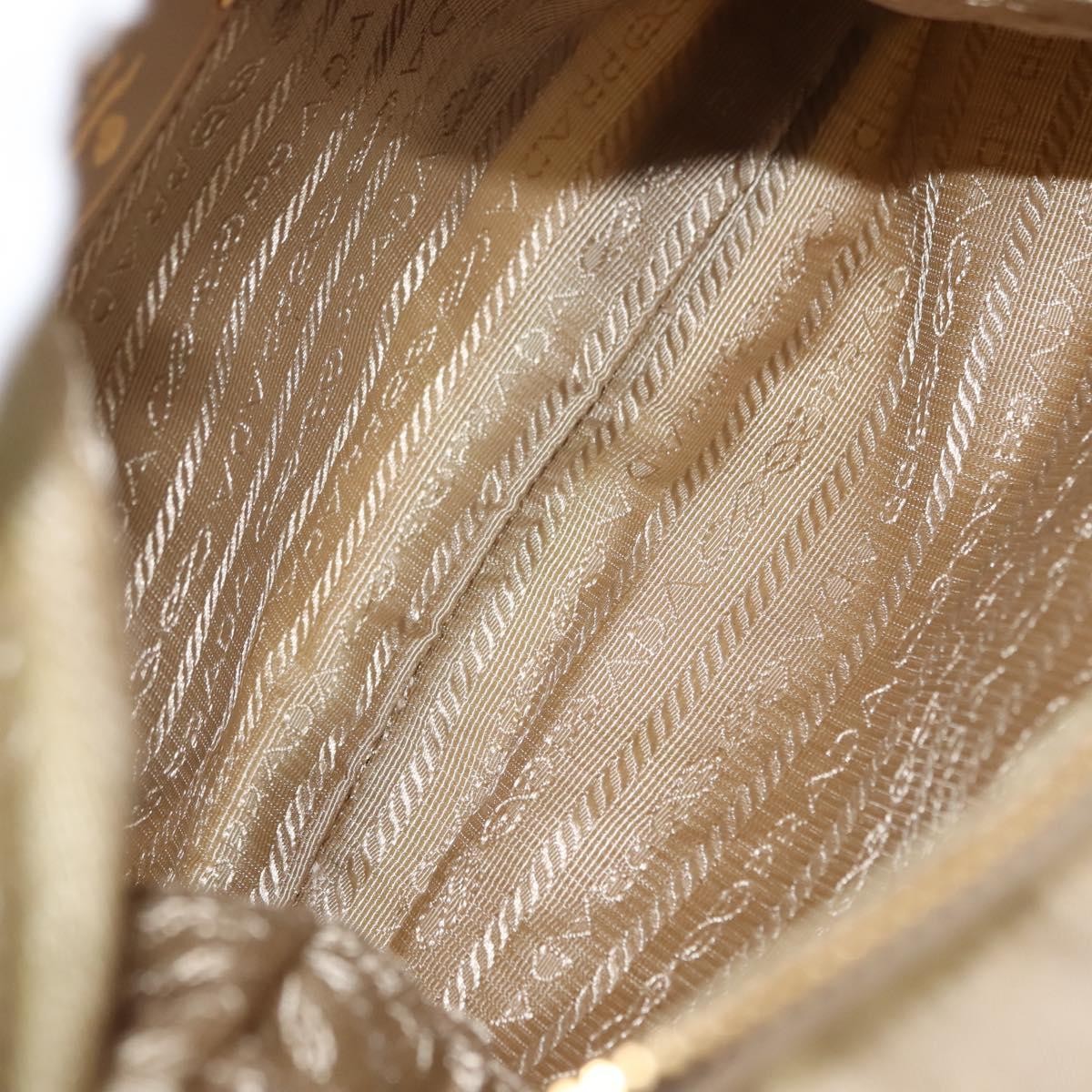 Prada Hobo Tessuto, BEIGE, NYLON, Shoulder bag