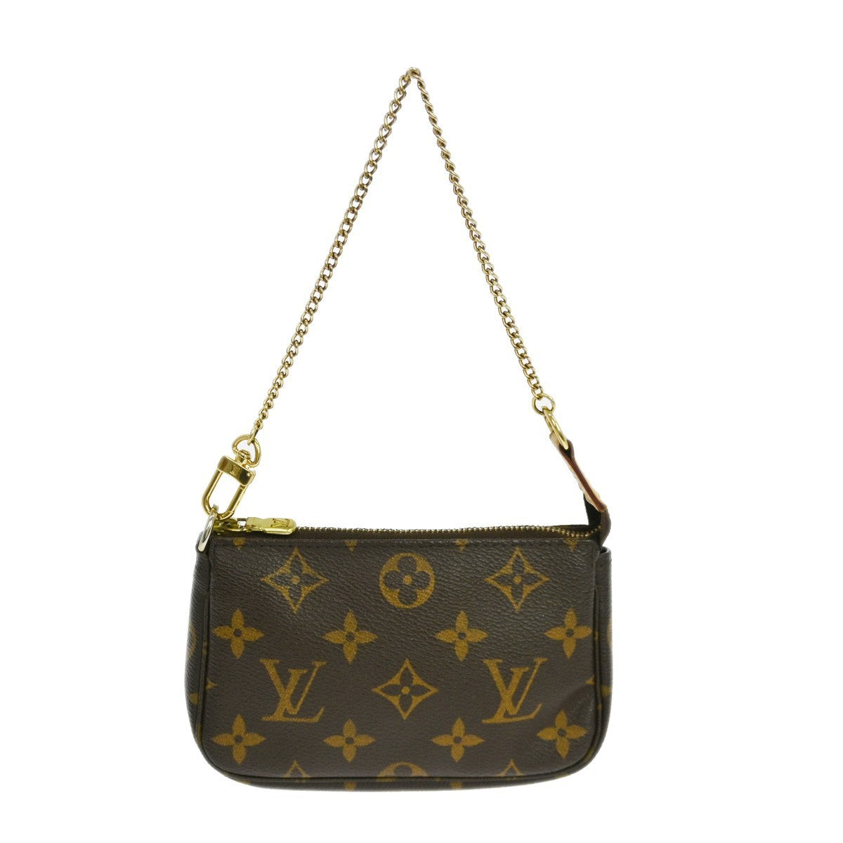 Louis Vuitton Mini pochette accessoires Canvas, Brown, Canvas, Clutch