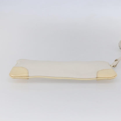 Chanel Camellia Clutch Bag Leather, ECRU, LEATHER, Clutche & pouche