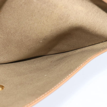 Christian Dior Vintage honeycomb clutch Canvas, BEIGE, CANVAS, Clutche & pouche