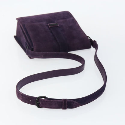 Chanel Flap Clutch Shearling, PURPLE, SUEDE, Clutche & pouche