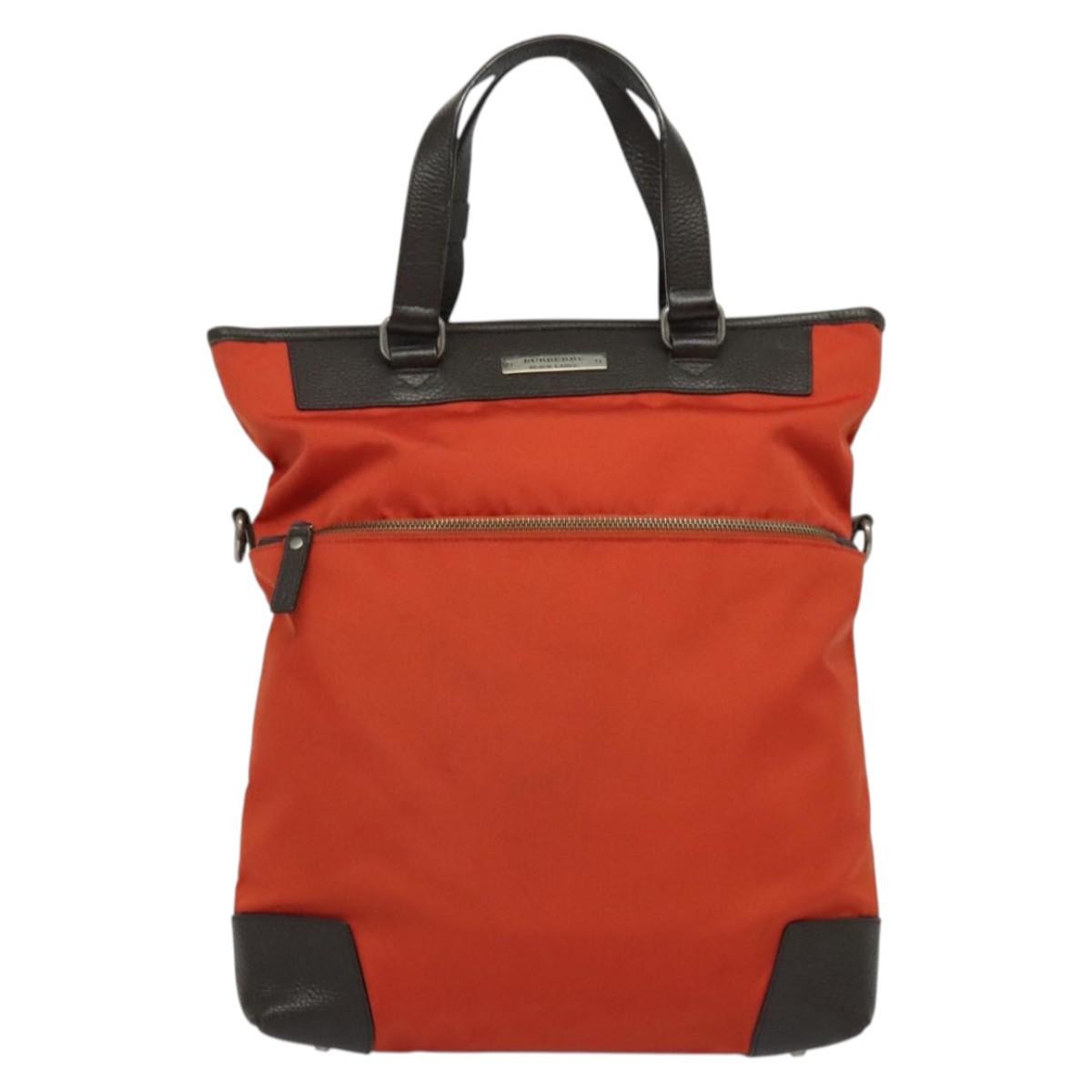 Burberry Vintage tote bag Nylon, RED, NYLON, Tote bag