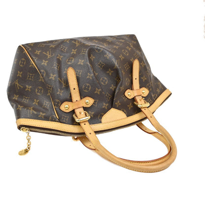 Louis Vuitton Tivoli Handbag Monogram Canvas, BROWN, CANVAS, Handbag