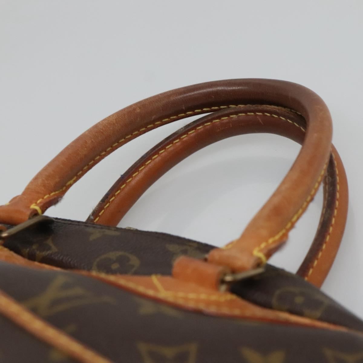 Louis Vuitton Deauville Handbag Monogram Canvas, BROWN, CANVAS, Handbag