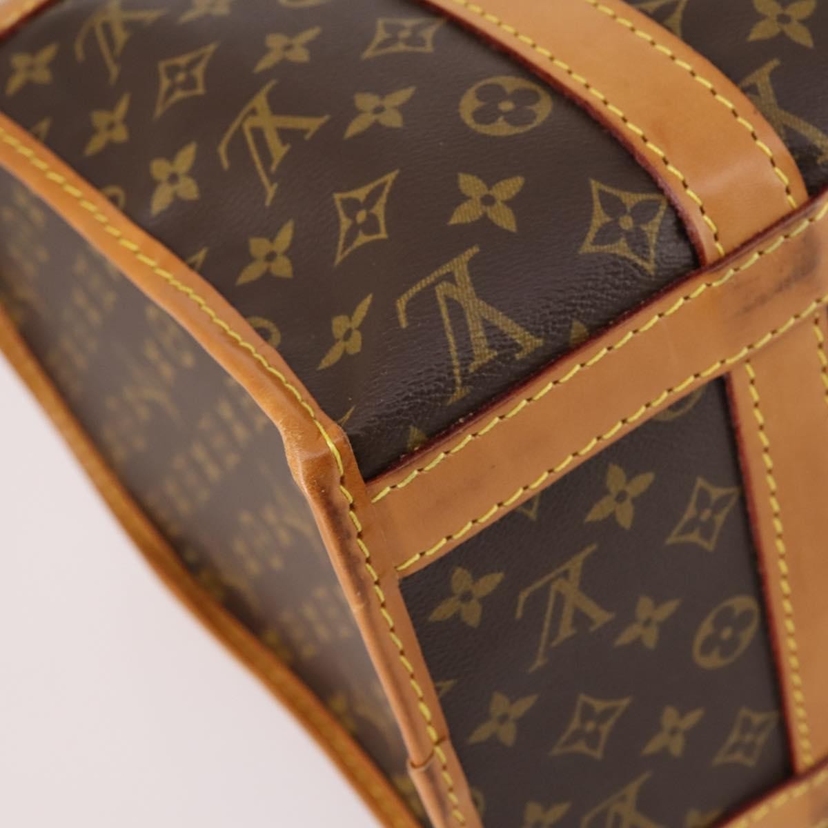 Louis Vuitton Dog Carrier Bag Monogram Canvas, BROWN, CANVAS, Travel bag