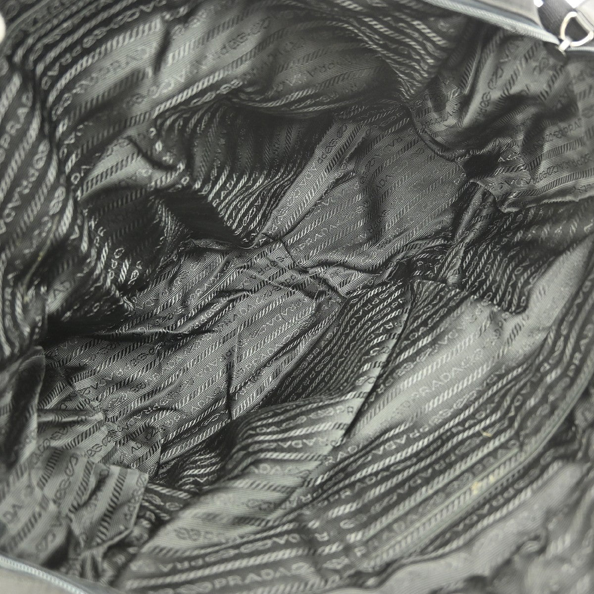Prada Vintage Handbag Tessuto, BLACK, NYLON, Handbag