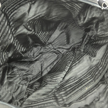 Prada Vintage Handbag Tessuto, BLACK, NYLON, Handbag